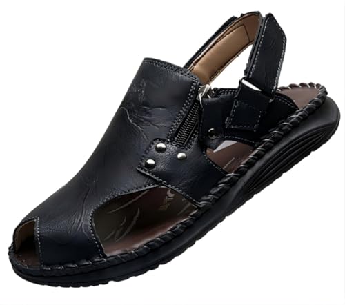 Sandales de marche en cuir de voyage pour homme : le style outdoor décontracté