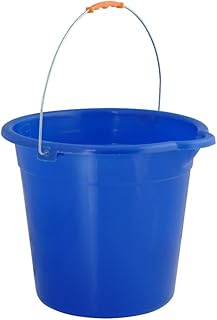 Mop Bucket 2.5 Gallon Bucket for Cleaning - Plastic Car Wash Bucket with Grip Handle - Royal Blue Bucket Small Durable Plastic Pail for Fishing, Mopping, Cleaning -10 Liter Camping Buckets