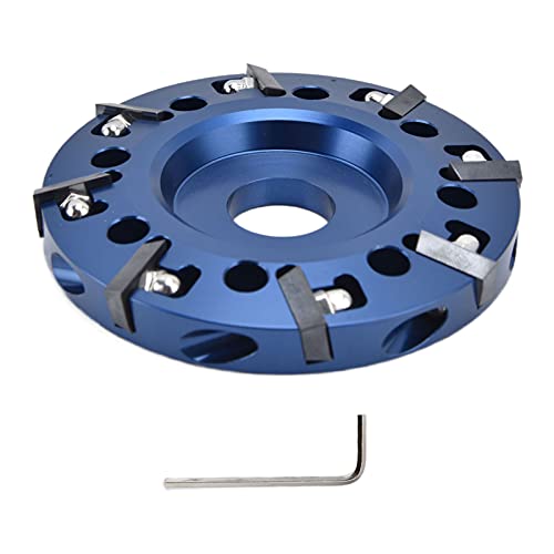 Lybunair Hoof Trimming Tool Aluminium Alloy Cutter Disc with 8 Blades for Horses Sheep Cattle Cow