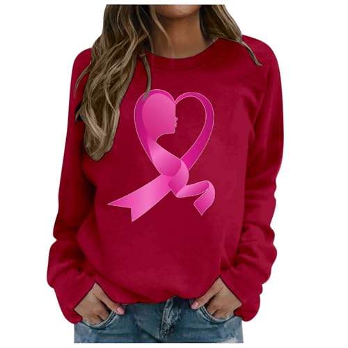 Pull décontracté élégant et sweat-shirt rose sans capuche alliant confort et style moderne