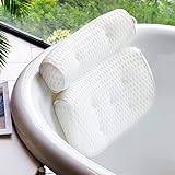 Das weiche Badewannenkissen wurde speziell für ein entspannendes und komfortables Badeerlebnis entwickelt. Es ist ergonomisch und hochelastisch. Es kann den Nacken und den Rücken stützen sowie die Halswirbelsäule schützen, Ihnen helfen, Verspannungen zu lösen und echte Entspannung zu finden, und das Problem der kalten Badewanne zu lösen. Sie können in Whirlpool-Badewannen und in privaten Spa verwendet werden und sind unverzichtbares Badzubehör.