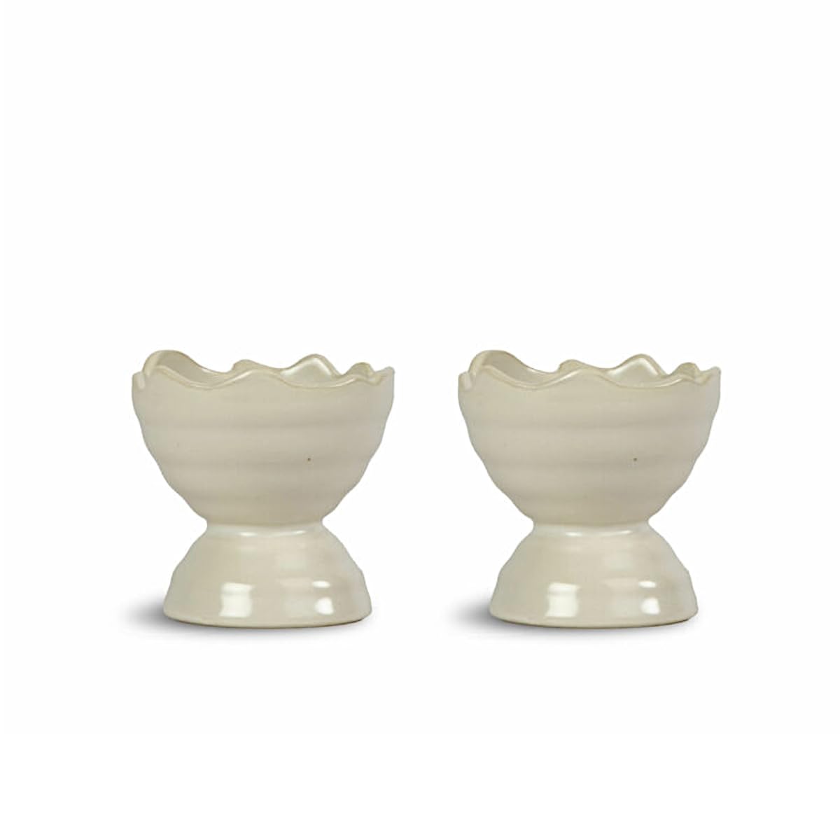 Sagaform Coquetier Faïence Blanc 5018451