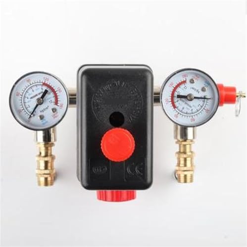 Soporte de compresor de aire de 1 puerto con interruptor de presión de 220V 7