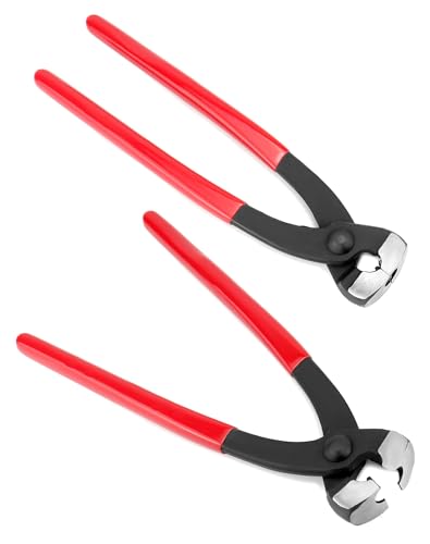 Pinza de abrazadera de oreja QWORK para reparar mangueras del coche 4