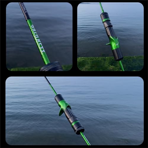 PURELURE Boldness Slow Pitch Jigging Rod, 6'3'' Saltwater Casting Rod 1.5 Piece, TORAY 33T+T1100G Full Solid Carbon Rod Blank, Fuji SIC Guides, Fuji TCS Reel Seat, Deep Sea Fishing Rod Fast Action