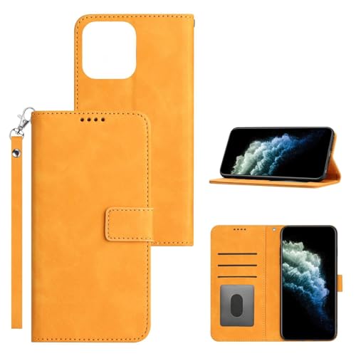 �X�}�z�P�[�X �Ή��@�� for Samsung Galaxy A25 5G,�Ή��@�� for Samsung Galaxy A24 5G �J�[�h �z���_�[�d�b�J�o�[ �t���b�v �X�^���h���C�� Yellow