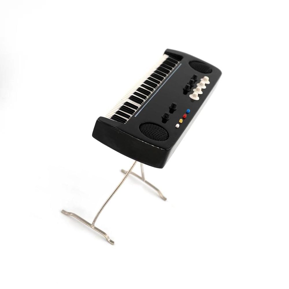 Miniaturowy elektroniczny model organów mini akcesoria do instrumentów muzycznych dekoracja model instrumentów muzycznych