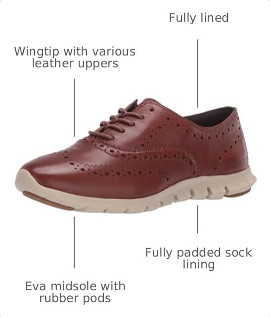 Image of Cole Haan Womens Zerogrand Wing Ox Closed Hole Ii