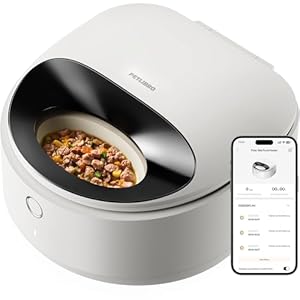 PETLIBRO Futterautomat Katze Nassfutter, Nassfutterautomat mit Halbleiter Kühlung, 2,4 GHz Wi-Fi Smart App-Steuerung Nassfutter Automat für Katzen, 3 Tage wahre Frische, Wet Food Feeder, Weiß