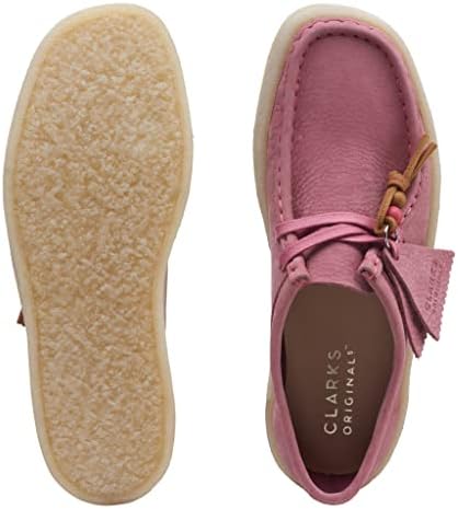 Clarks Womens Wallabee Cup Pink Nubuck 26168664 | Image 1