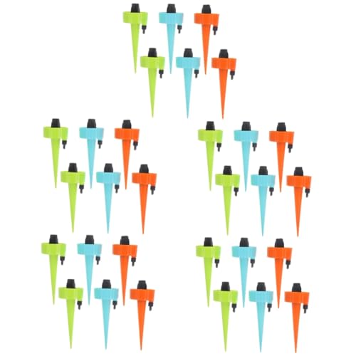 Abaodam Esferas De Riego Automático para Plantas con Válvula Ajustable Dispositivos De Riego para Plantas De Interior para Y Decoración De Jardín 6 Piezas X 5