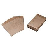 Maße: 6,3 x 9,3 cm 50 x Mini Flachbeutel KRAFTPAPIER Freudentränen Tüten 6,3 x 9,3 cm - Mini Papier Gastgeschenk Taschentücher Blumensamen Samentüten