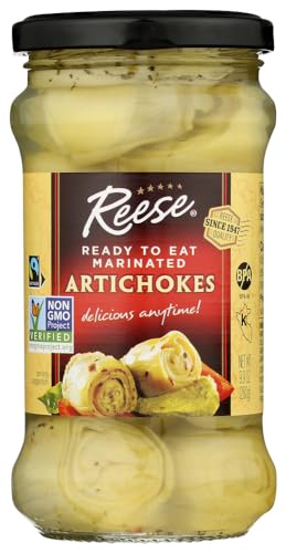 Reese Artichoke, Cktl, Marinated, 9.90-Ounce (Pack of 6)
