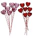 Valentines Day 8½" Valentine’s Foam Heart Picks In Red & Pink, 7-ct. (Set of 2)Packs