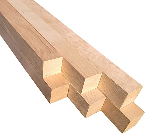 Poor Boys Farm - Cherry Turning Blanks - 4 Pack - 2" X 2" X 12" #TOP5