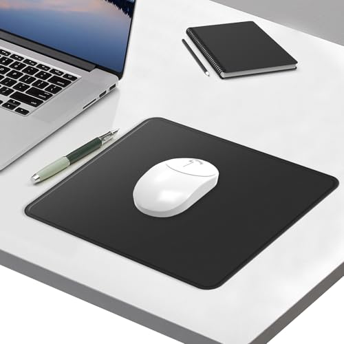 Image of eulps Mouse Pad with Stitched Edge, Multiple Patterns Computer Mouse Pads with Non-Slip Rubber Base, Washable Cloth Mousepad, for Gaming, Laptop, PC (Graphite)