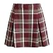 ClassExceed Girls School Uniform Skirt: Below Knee Kick/Box Pleats, Reg/Half Sizes, Wrinkle Resist, Plaids 37 54 55 57 76 80 (US, Numeric, 14, Plus, Plus Girls, PL54)