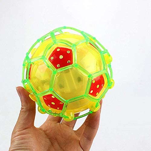 Bola Maluca Com Luz, Som E Vibra Brinquedo (Amarelo)