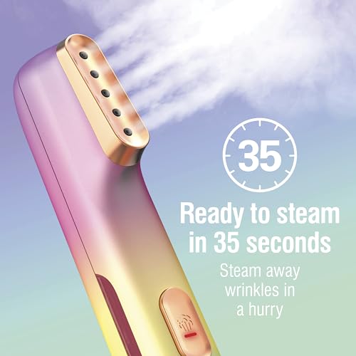 CHI VIBES Compact Garment Steamer for Clothes, 800 Watts, Pink - image 4