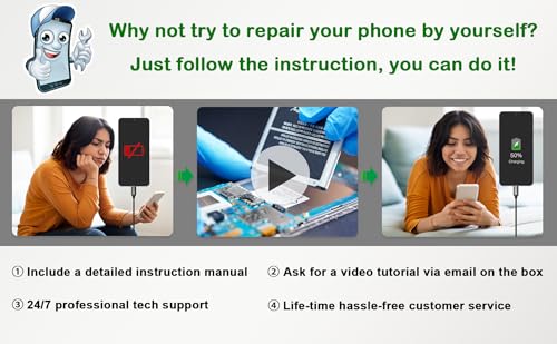 Image of New Cellphone Replacement Battery Compatible with Motorola Edge 2022 XT2205 Series NF50, with Toolkit & Repair Guide