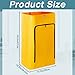 Cleaning Cart Bag Zippered Front Replacement Janitorial Cart Bag Large Capacity Commercial Cleaning Bags for Housekeeping Carts, Yellow(1 Pack,26.5 x 15.5 x 10.5 Inch)