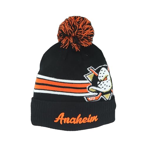 Image of ZHATS NHL Unisex-Adult NHL Officially Licensed Beanie Pom Rush
