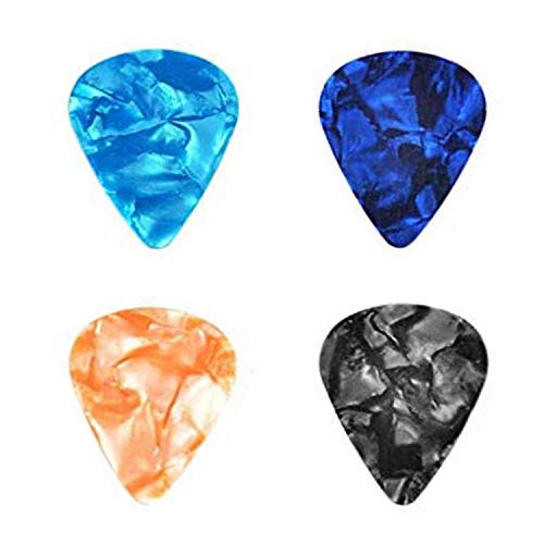 4pcs Guitar Picks Guitar Plectrums for Electric Acoustic or Bass Guitar including 0.46mm 0.71mm 0.96mm 1.2mm