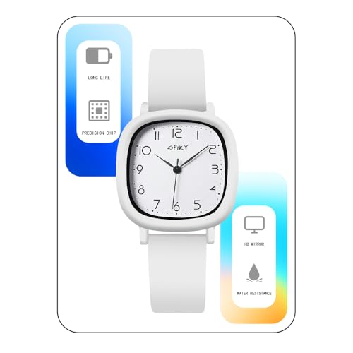 Image of SPIKY Analog Watch for Kids | Water Resistant & Lightweight | Durable & Soft Silicone Strap | Unisex Best Birthday Gift | Casual Analogue Wrist Watches for Boys & Girls | Age 2-14 yrs