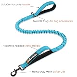 Sweetie Bungee Dog Lead - Shock Absorbing Leash that Softens Pulls & Stops – Neoprene Padded Loop & Traffic Handles for Extra Comfort - Reflective for Safer Night Walking - Image 2