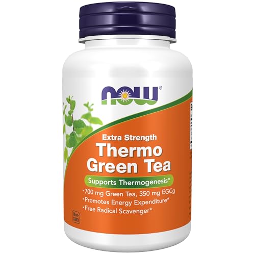 Now Foods Thermo Green Tea Veg Capsules, 90 Count
