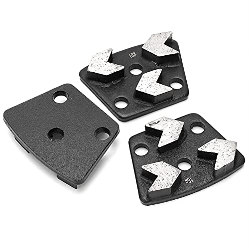 Trapezoidale Diamant Schleifscheiben für Beton, 3 Stück, Trapez Diamantschleifer, Solide Dicke Schleifschuhe
