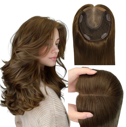 WORLDSTAR Hair Topper for Women Real Human Hair 360°3D Coverage