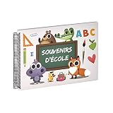 emotion Ceanothe 721757 Album Photo ABC Souvenir d'Ecole Papier Multicolore 2,5 x 34,6 x 24,5 cm