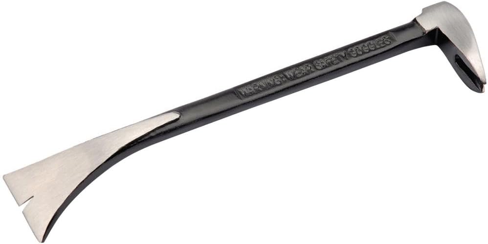 Draper 36030 Carpenter Crowsfoot Skirting Board Pry Bar/Nail Puller Remover, 10" Length