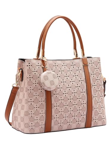Chenson, Bolsa Feminina Chenson de Mão Ombro New Cristal Original Cor:Marrom