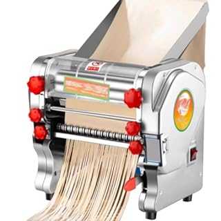 SHENGSHIYU Sfogliatrice Elettrica per Pasta,Macchina per Pasta Fresca Elettrica per Impasto,Noodle, Macchina per Fare la Pasta Elettrica per Impastare,Stendere,Tagliare,Doughwidth22cm