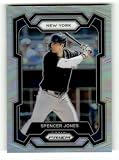 2024 Panini Prizm Silver Prizm #18 Spencer Jones RC Rookie New York Yankees Baseball Trading Card