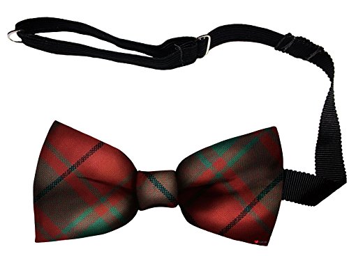 Noeud papillon en laine douce d'Écosse I LUV LTD, tartan traditionnel pour homme élégant