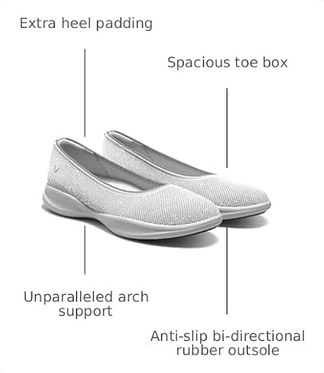 VIVAIA Women's Izabel Comfortable Round Toe Flat Shoes