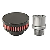 CFM Performance 1-0204-WB Billet Valve Cover Breather Kit for Holley LS Valve Covers CAST ALUMINUM O