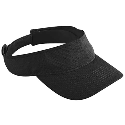 Augusta Sportswear Women's One Size Athletic Mesh Visor, Black #TOP2