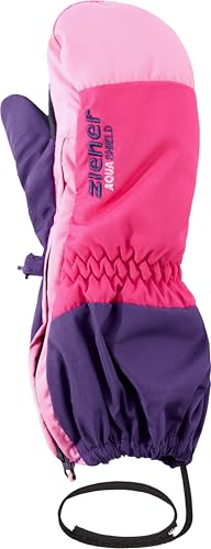 Ziener Kinder LEVI Ski-Handschuhe/Wintersport | wasserdicht atmungsaktiv, dark purple, 122