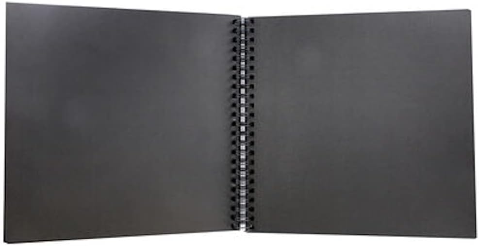 Scrapbook Kraft Paper Book, Photo Album Craft DIY Art & Craft 40 Page 12 inch by 12 inch 200gsm (Black), Medium - Image 4