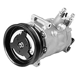 Autodevil AC Compressor Fit for 2007-2014 VW Beetle 2.5L, Golf Passat TT RS Quattro Golf SportWagen Jetta Bora 2.0L 2.5L, A/C with Clutch Replacement for 97567, 197567, AIG567