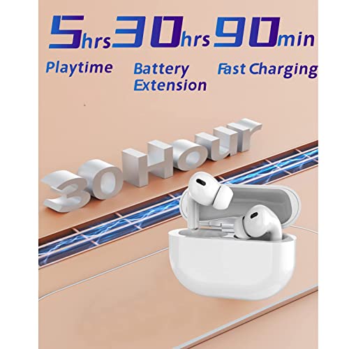 Bluetooth 5.3 Air Pro Wireless Earbuds, Bluetooth Headphones With Microphone,Ipx7 Waterproof Touch In-Ear Sports Earbuds, 30H Playtime, Noise Cancelling Stereo Earphones For Sports And Work（2022） #TOP3
