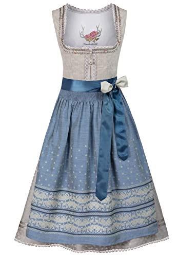 Stockerpoint Lampa Dirndl, Multicolor (Natur-Bleu Natur-Bleu), 40 para Mujer