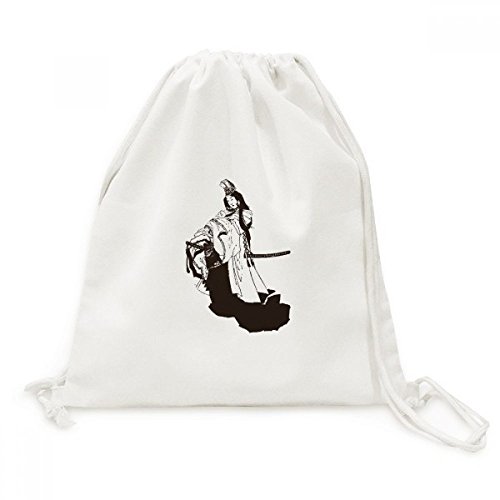 Sac Sacs Shopping Voyage au motif Japon Noir Kimono en toile pour vos sorties en ville