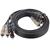 XENOCAM 5 RCA Cables 6 feet Component Cable RCA Splitter Audio Video Cable YPbPr RGB AV Cable 1080i Male/Male...