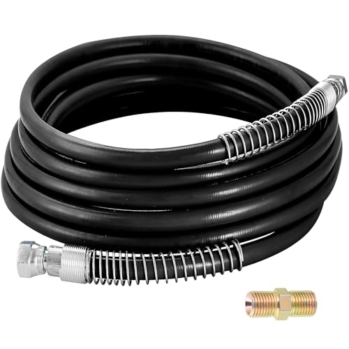 AMGSH 25Ft Airless Paint Spray Hose (Black, 25Ft / 7.5 m)