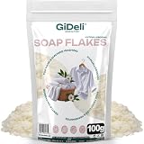 GiDeli Seifenflocken Sensitiv Waschmittel ohne Duftstoffe & Farbstoffe 100g